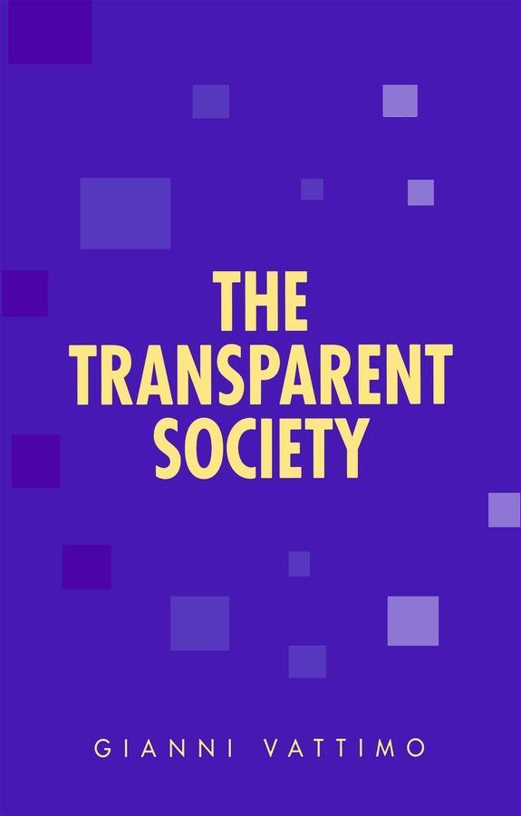 Cover: 9780745610474 | The Transparent Society | Gianni Vattimo | Taschenbuch | Englisch