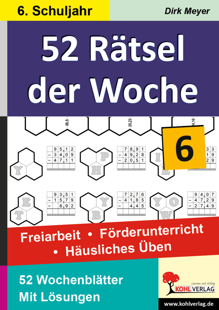 Cover: 9783866322097 | 52 Rätsel der Woche, 6. Schuljahr | Hans-J. Schmidt | Taschenbuch