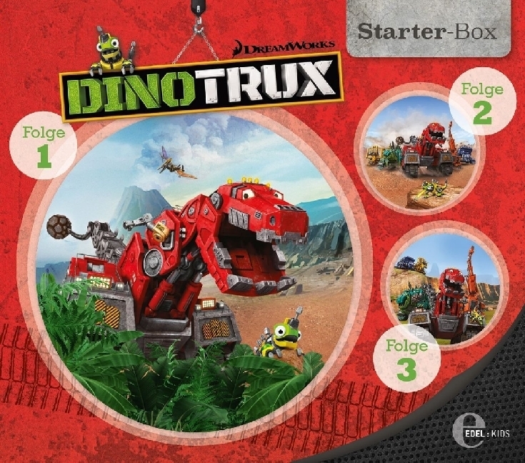 Cover: 4029759121299 | Dinotrux - Starter-Box. Box.1, 3 Audio-CD | Folge 1-3 | Audio-CD