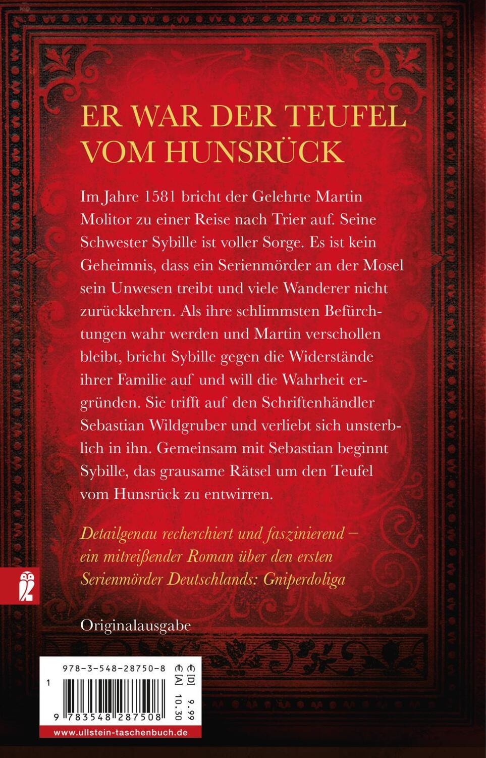 Rückseite: 9783548287508 | Der Teufel vom Hunsrück | Ursula Neeb | Taschenbuch | 416 S. | Deutsch