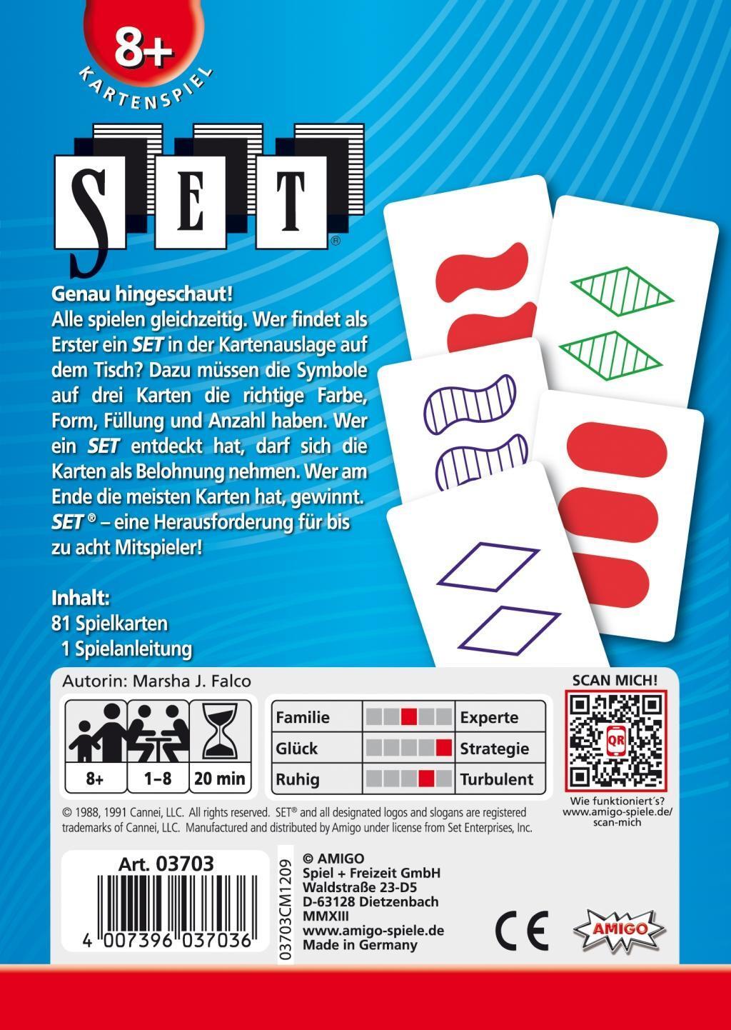 Bild: 4007396037036 | Set | AMIGO - Kartenspiel | Spiel | Deutsch | 2013 | Amigo