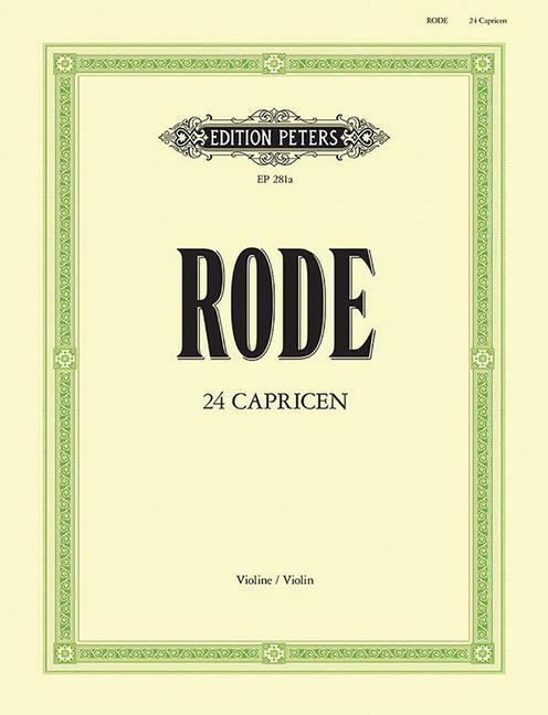 Cover: 9790014003623 | 24 Caprices für Violine solo | Pierre Rode | Taschenbuch | Buch | 2018