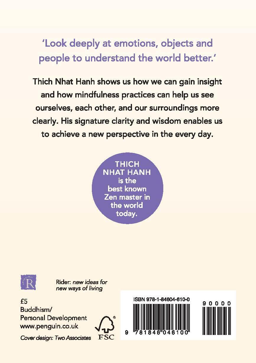 Rückseite: 9781846046100 | How to See | Thich Nhat Hanh | Taschenbuch | Englisch | 2019