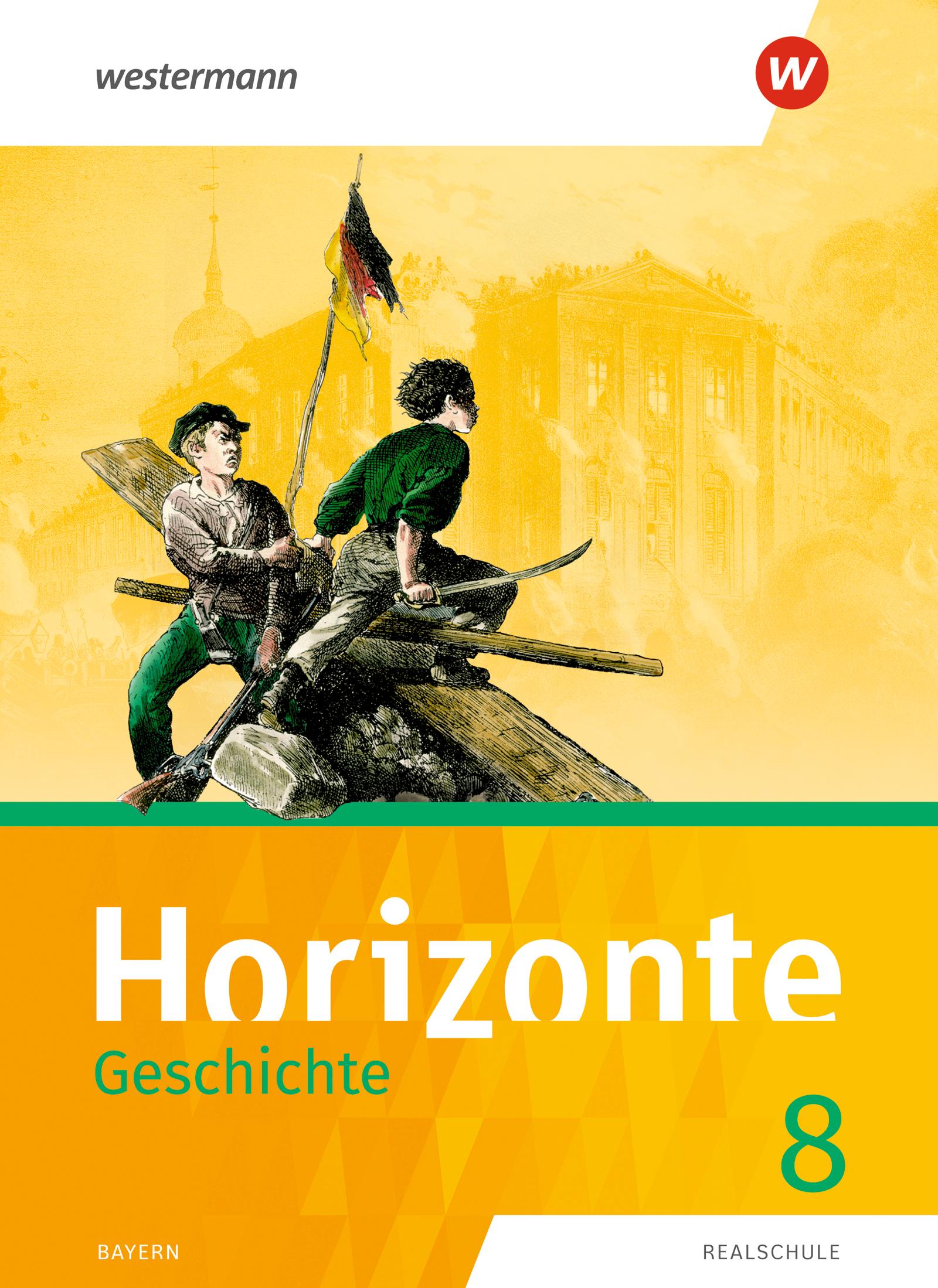 Cover: 9783141121308 | Horizonte - Geschichte 8. Schulbuch. Realschulen in Bayern | Dinter