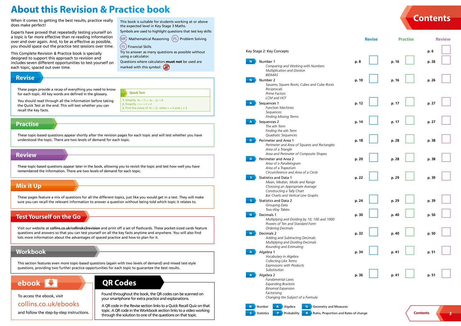 Bild: 9780008551452 | KS3 Maths Higher Level All-in-One Complete Revision and Practice | KS3