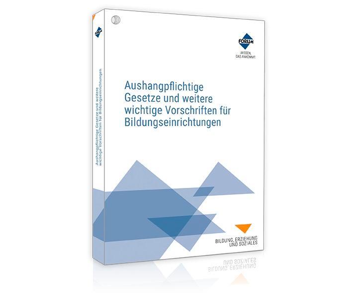 Cover: 9783988750105 | Aushangpflichtige Gesetze und weitere wichtige Vorschriften für...