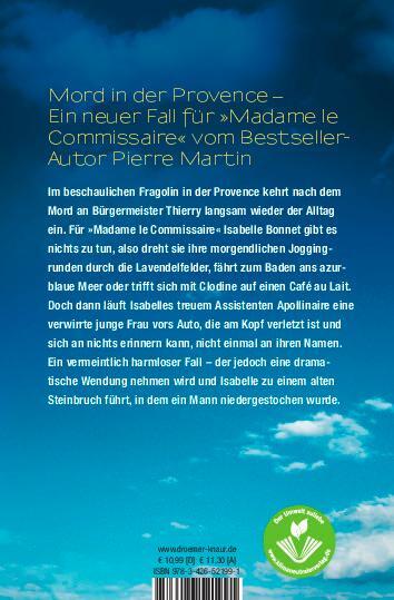 Rückseite: 9783426521991 | Madame le Commissaire und die Frau ohne Gedächtnis | Pierre Martin