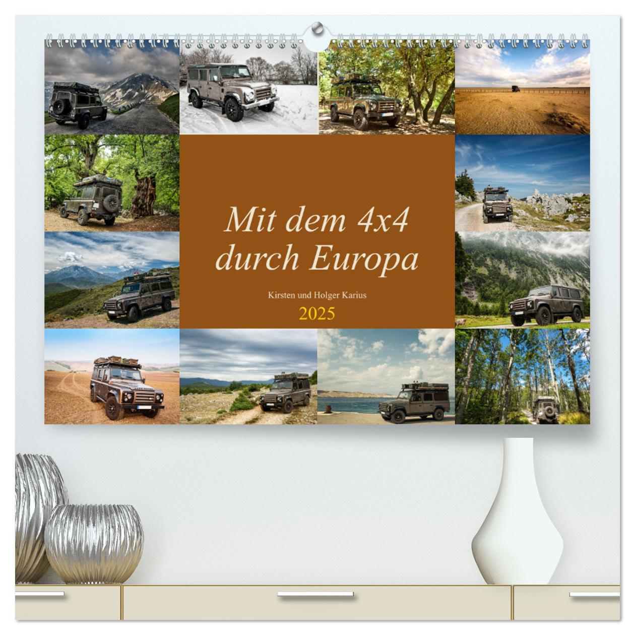 Cover: 9783435396443 | Mit dem 4x4 durch Europa (hochwertiger Premium Wandkalender 2025...