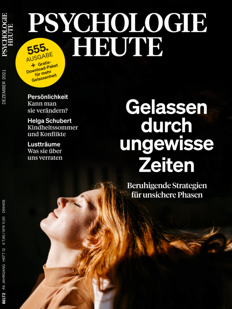 Cover: 9783407481856 | Psychologie Heute 12/2021: Gelassen durch ungewisse Zeiten | Beltz