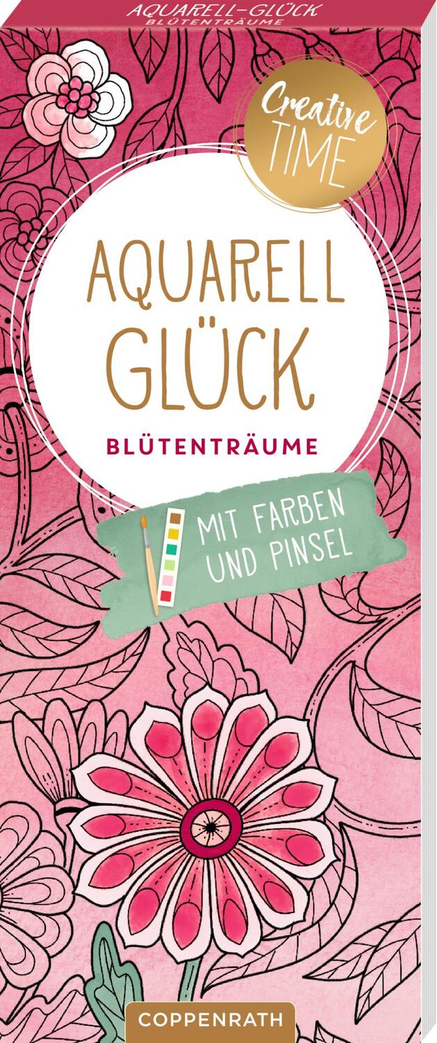 Cover: 4050003953687 | Aquarell-Glück | Blütenträume | Buch | 40 S. | Deutsch | 2023