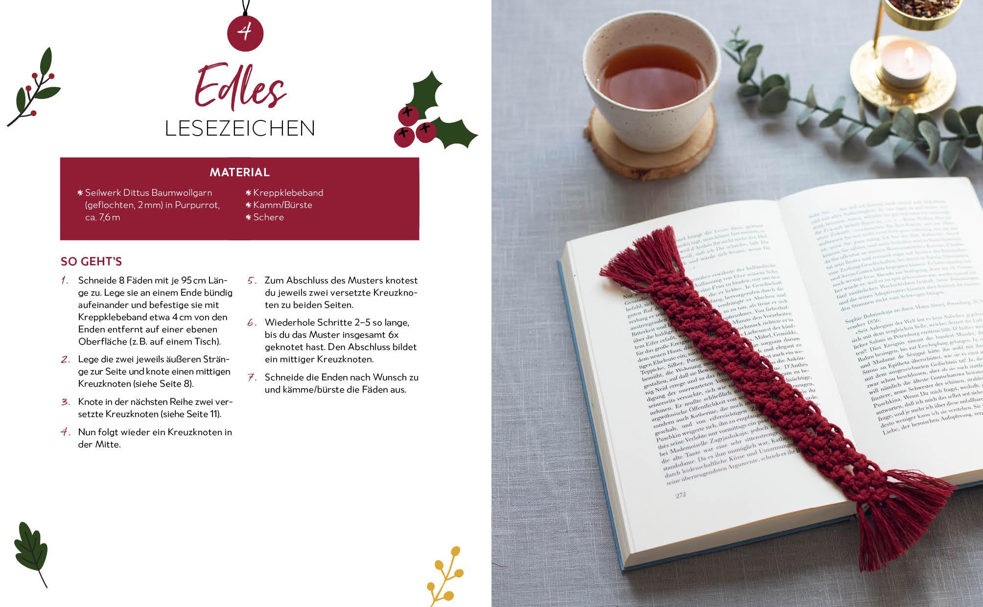 Bild: 9783745907537 | Mein Adventskalender-Buch: Makramee Christmas | Schröder (u. a.)