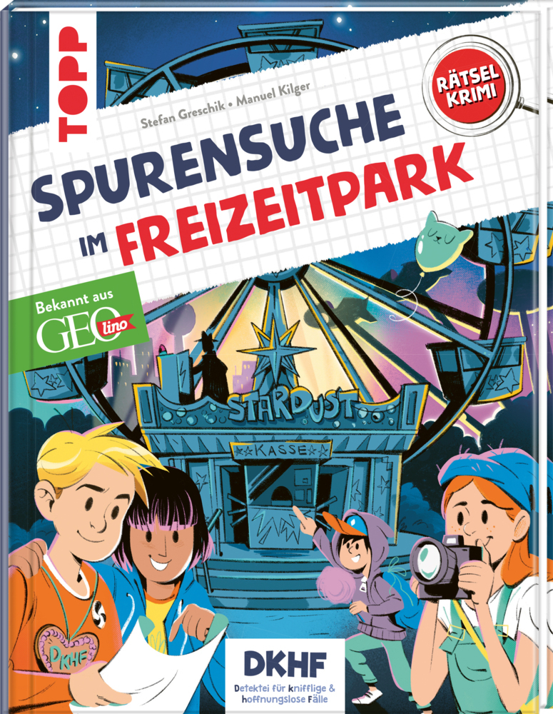 Cover: 9783735890344 | DKHF Rätselkrimi - Spurensuche im Freizeitpark | Bekannt aus GEOLINO