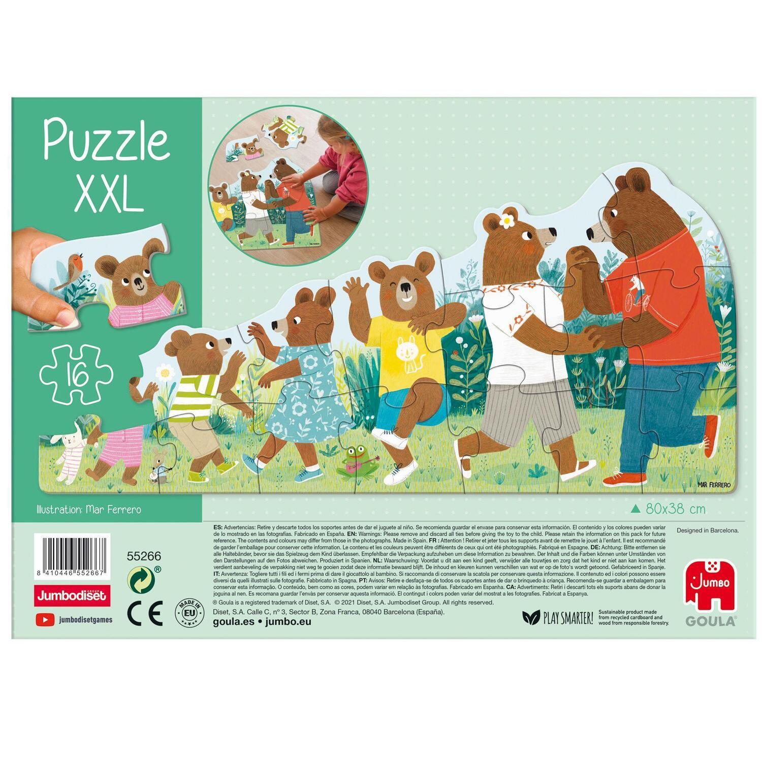 Bild: 8410446552667 | GOULA XXL-Puzzle Bärenfamilie | Spiel | Deutsch | 2022