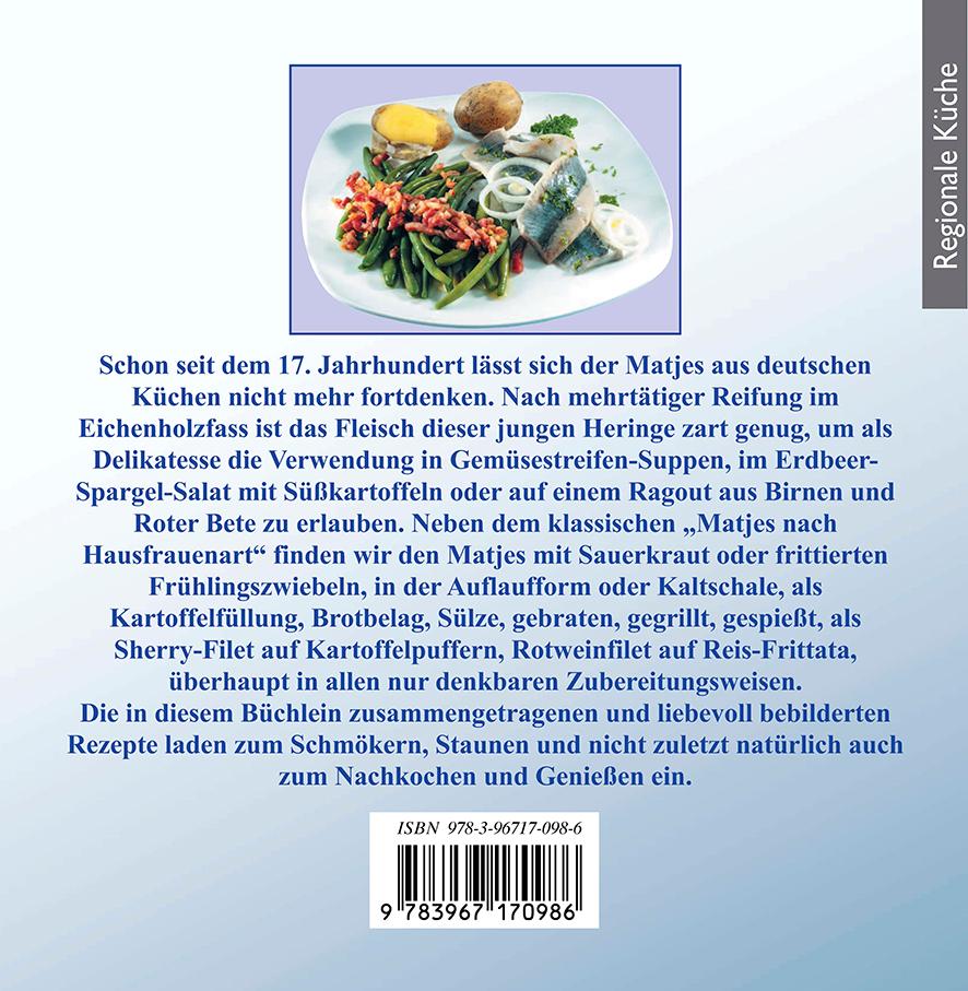 Rückseite: 9783967170986 | Matjes | Pikante Rezepte für kulinarische Genießer | Günter Pump