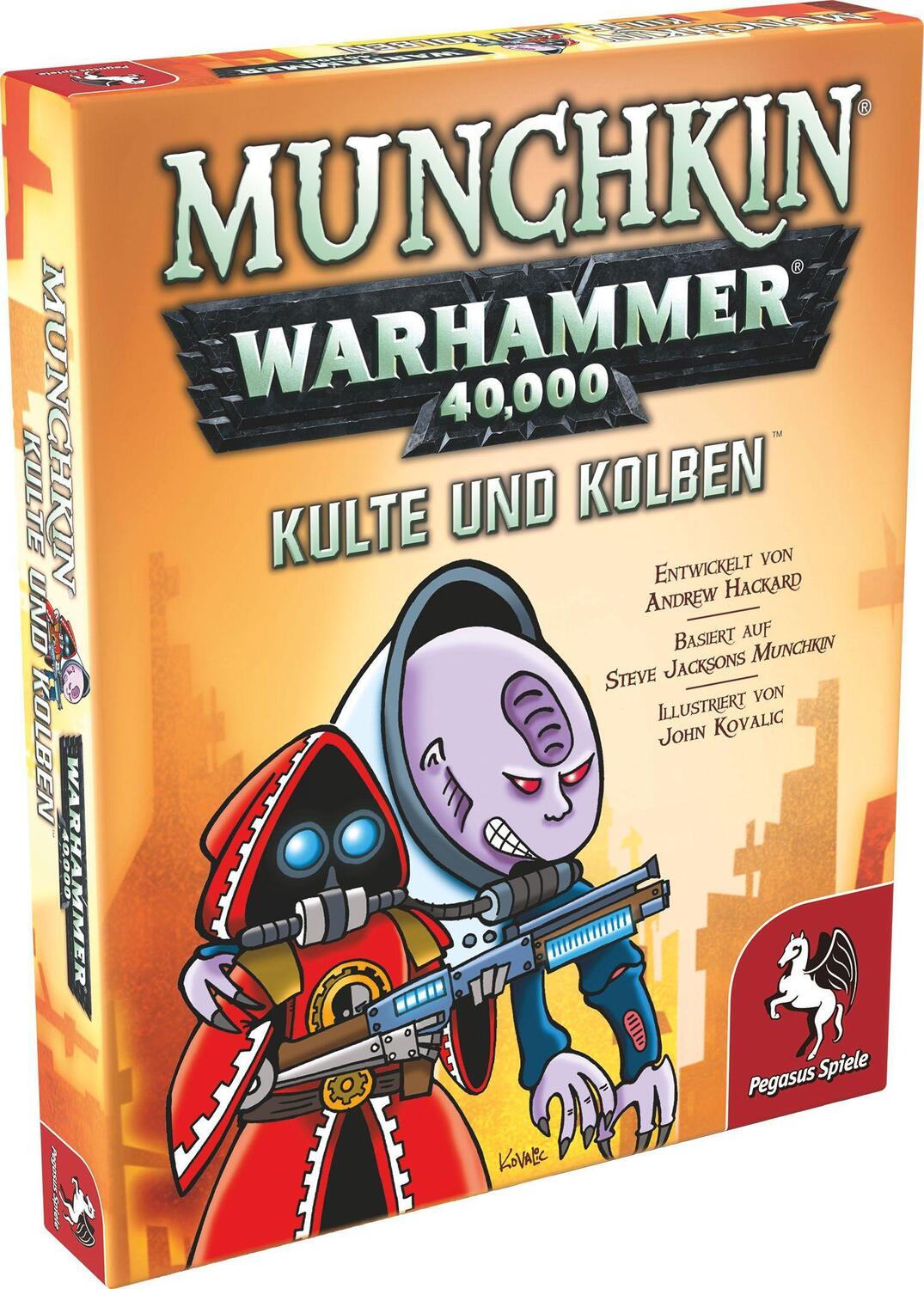 Bild: 4250231730320 | Munchkin Warhammer 40.000: Kulte und Kolben (Erweiterung) | Spiel