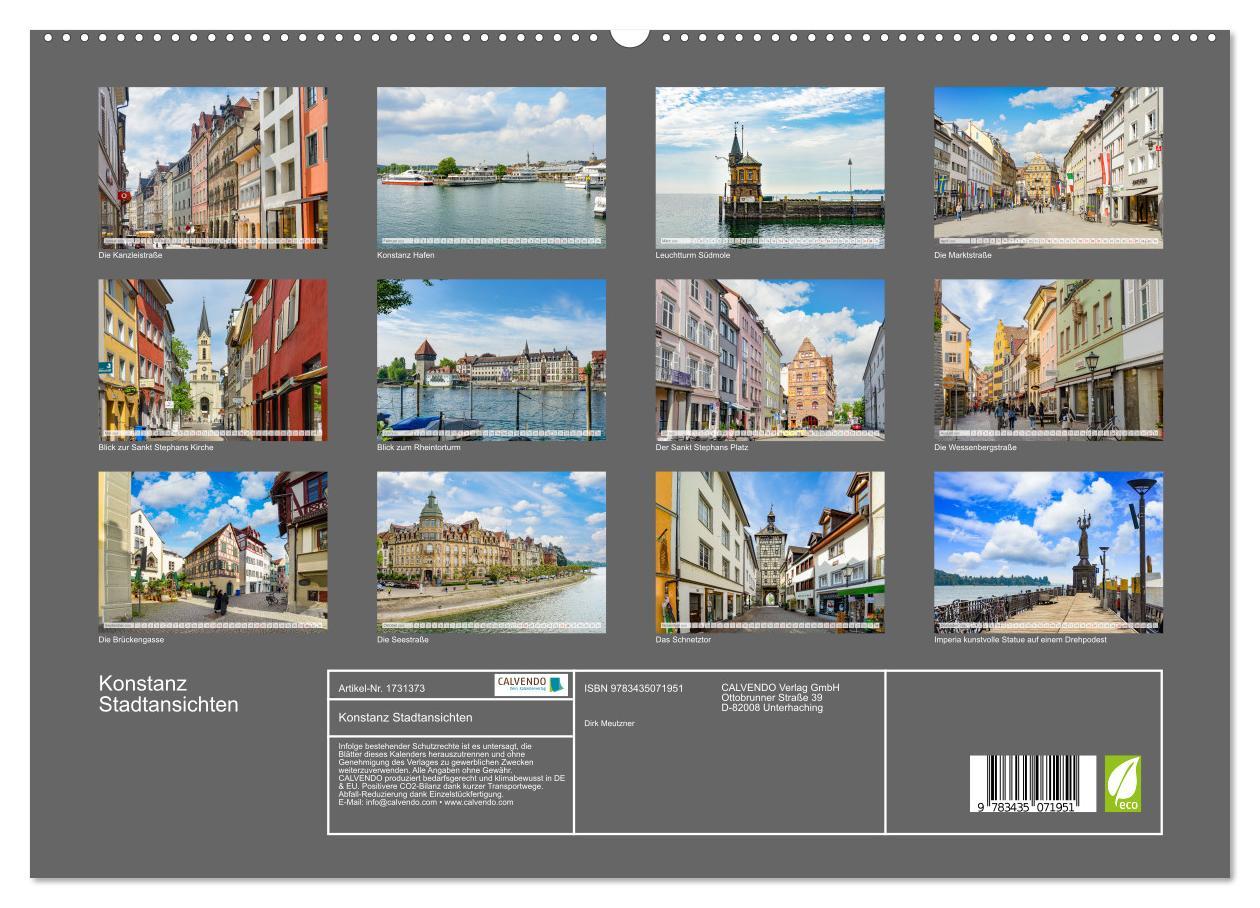 Bild: 9783435071951 | Konstanz Stadtansichten (Wandkalender 2025 DIN A2 quer), CALVENDO...