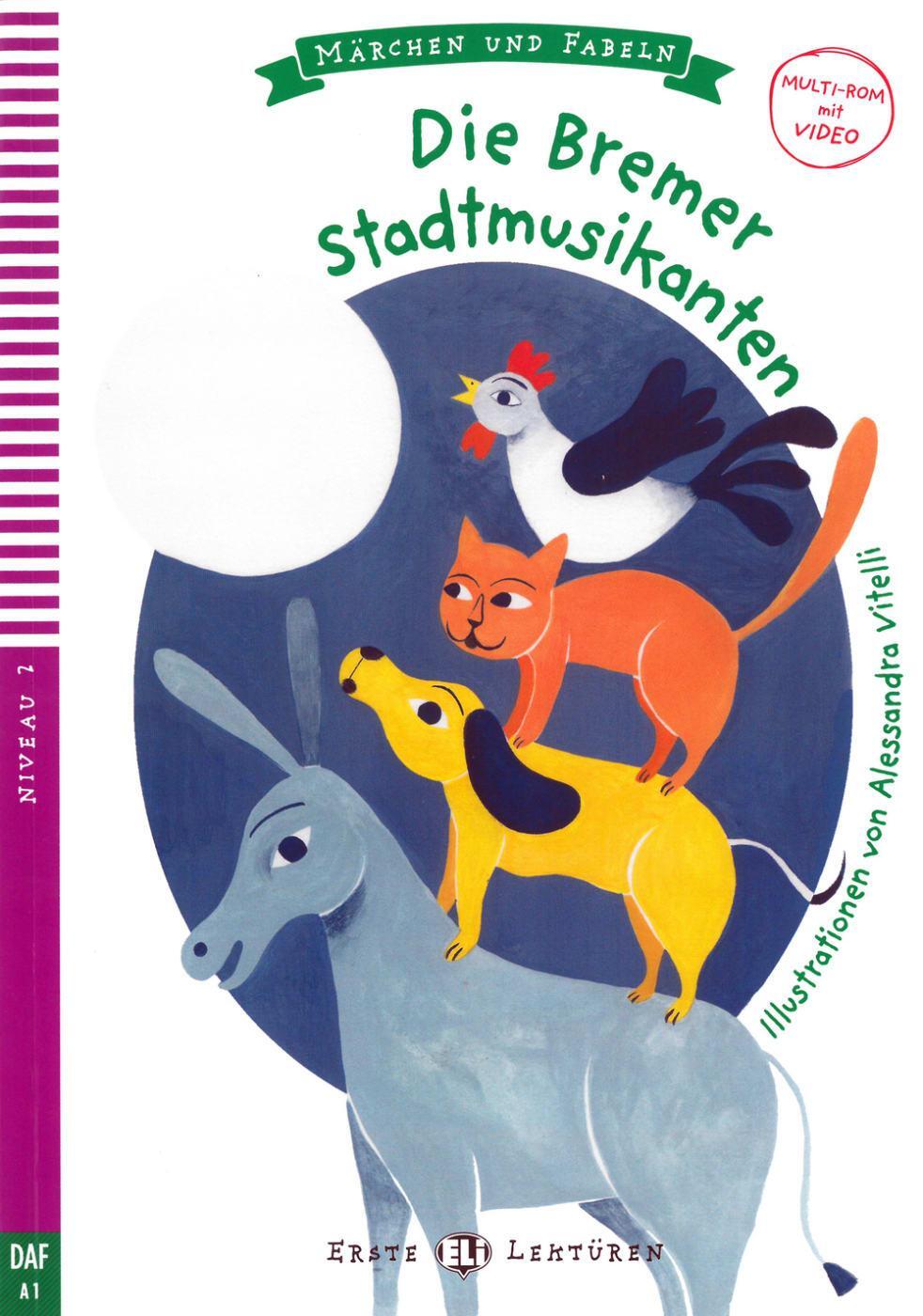 Cover: 9783125151185 | Die Bremer Stadtmusikanten. Buch + Multi-ROM | Broschüre | Multi-ROM