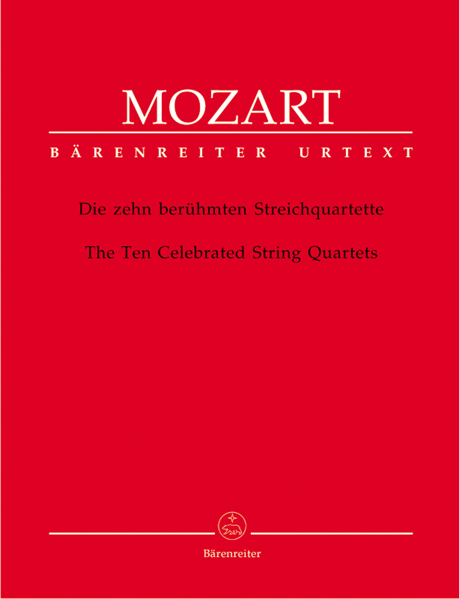 Cover: 9790006455454 | Die zehn berühmten Streichquartette | Wolfgang A Mozart | Broschüre