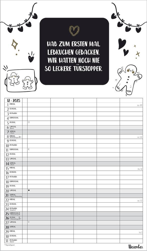 Bild: 9783731877103 | Visual Words Familienplaner 2025 | Korsch Verlag | Kalender | 14 S.