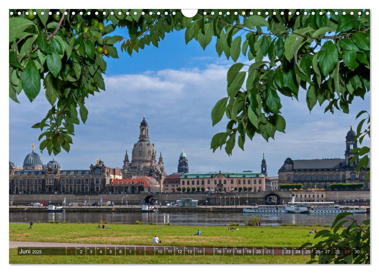 Bild: 9783435712809 | Dresden, ein Jahr an der Elbe (Wandkalender 2025 DIN A3 quer),...