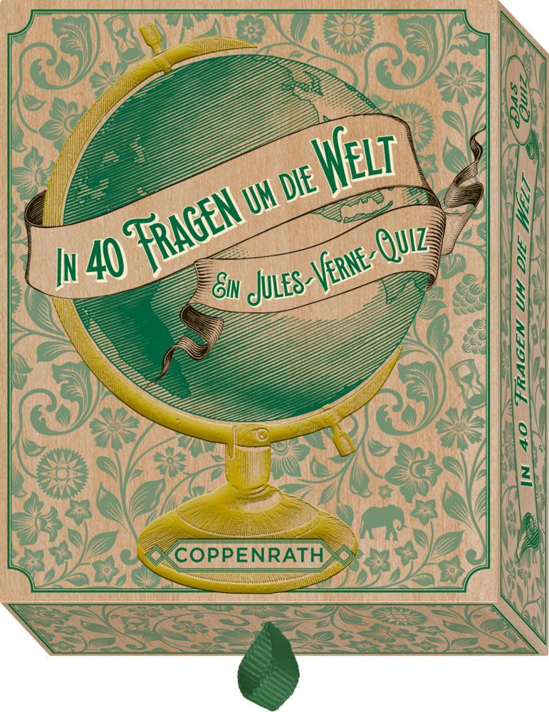 Cover: 9783649644705 | In 40 Fragen um die Welt - Das Quiz | Ein Jules-Verne-Quiz | Buch