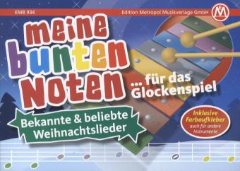 Cover: 9790501630066 | Meine bunten Noten - für das Glockenspiel, Weihnachtslieder | Saxinger