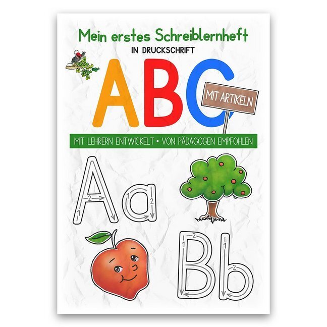 Cover: 9783968400013 | Mein buntes Kinder-ABC in Druckschrift mit Artikeln | Broschüre | 2020