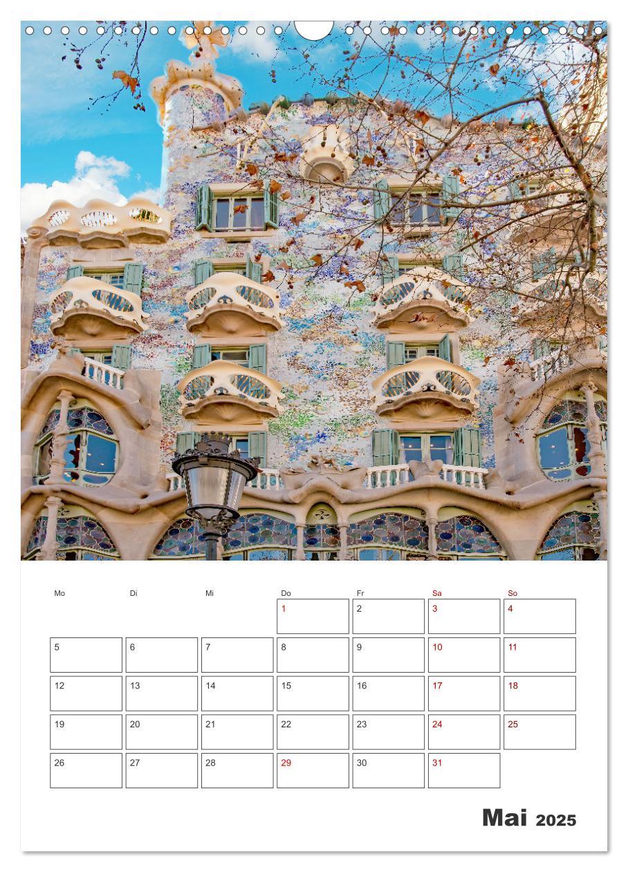 Bild: 9783435899487 | Barcelona - Urlaubsplaner (Wandkalender 2025 DIN A3 hoch), CALVENDO...