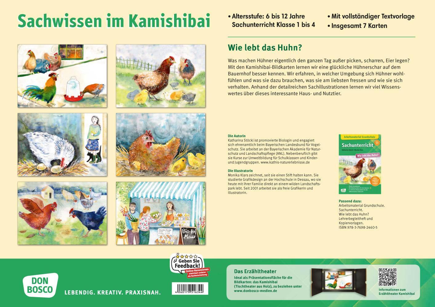 Bild: 4260179516344 | Wie lebt das Huhn? Kamishibai Bildkartenset. | Katharina Stöckl-Bauer