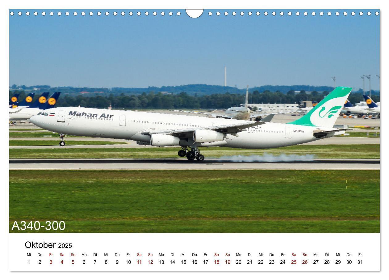 Bild: 9783383969768 | Flugzeuge von Airbus (Wandkalender 2025 DIN A3 quer), CALVENDO...