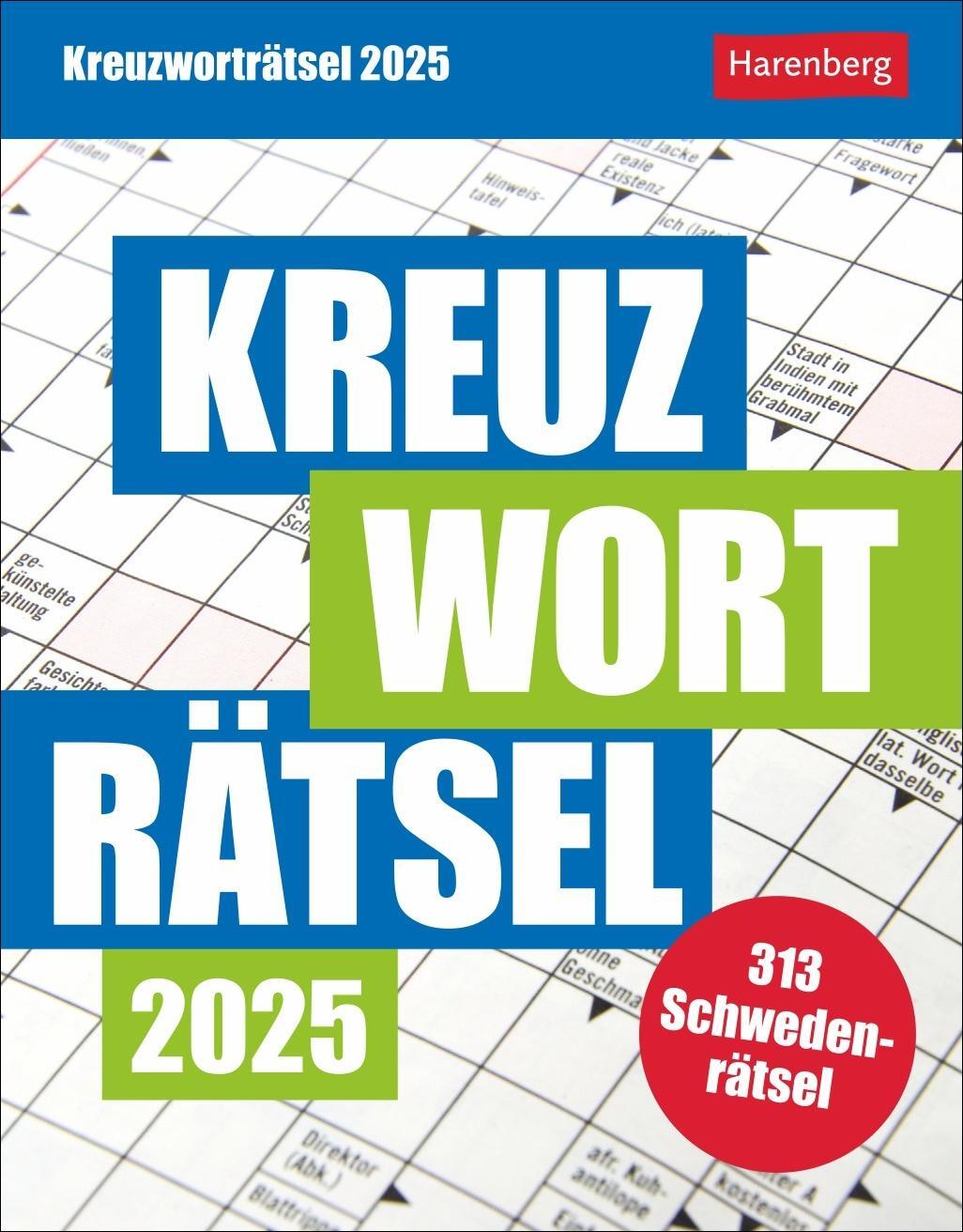 Cover: 9783840033575 | Kreuzworträtsel Tagesabreißkalender 2025 | Stefan Krüger | Kalender