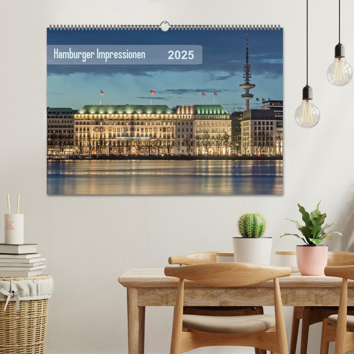 Bild: 9783435322367 | Hamburger Impressionen 2025 (Wandkalender 2025 DIN A2 quer),...