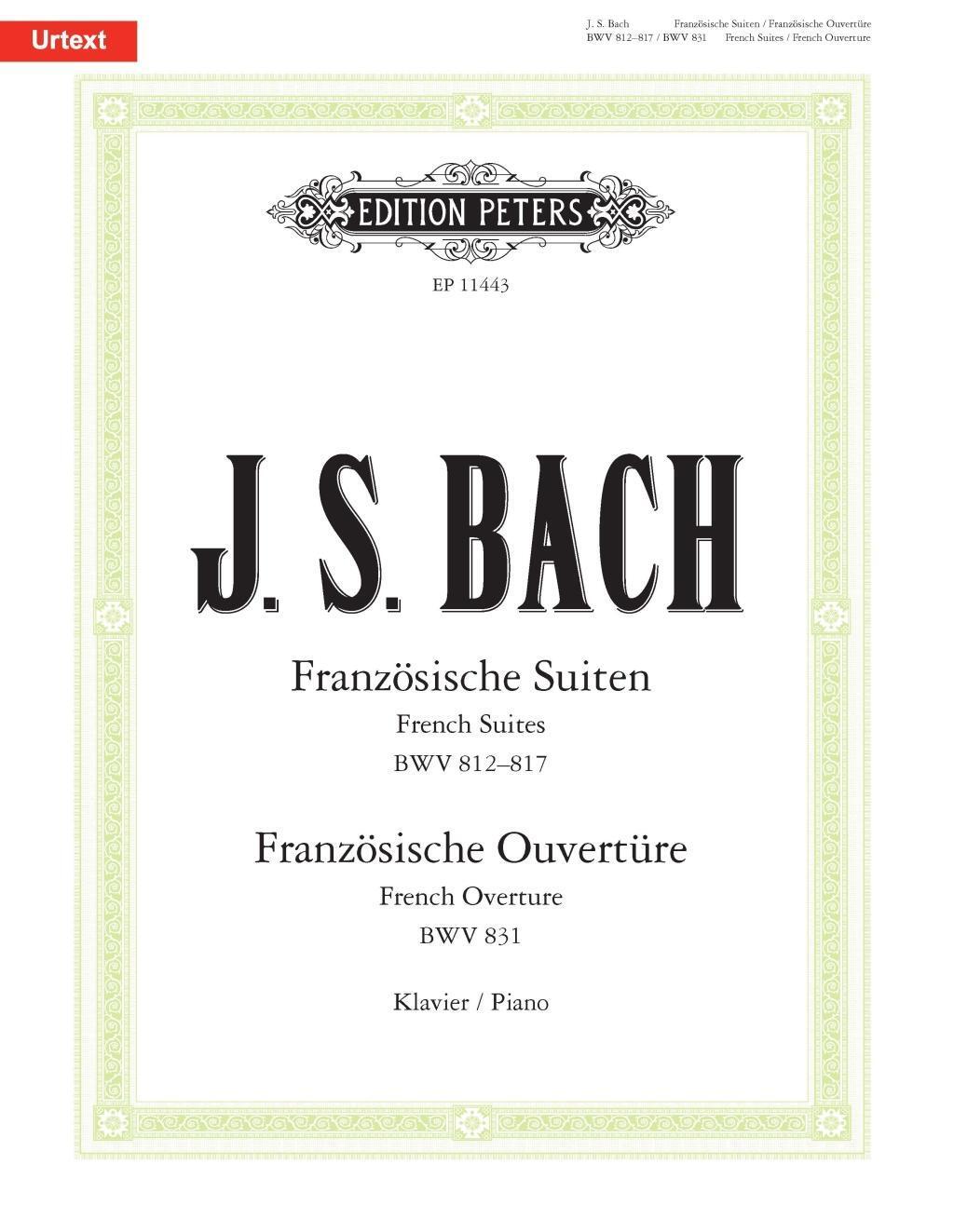 Cover: 9790014119775 | Französische Suiten BWV 812-817 / Französische Ouvertüre BWV 831