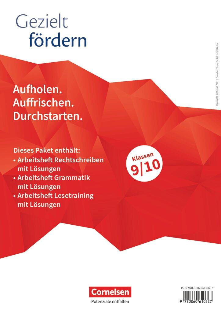 Cover: 9783060610327 | Gezielt fördern 9./10. Schuljahr. Thematische Arbeitshefte im Paket