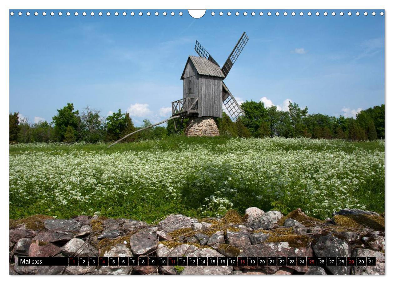 Bild: 9783435737673 | Windmühlen in Europa (Wandkalender 2025 DIN A3 quer), CALVENDO...