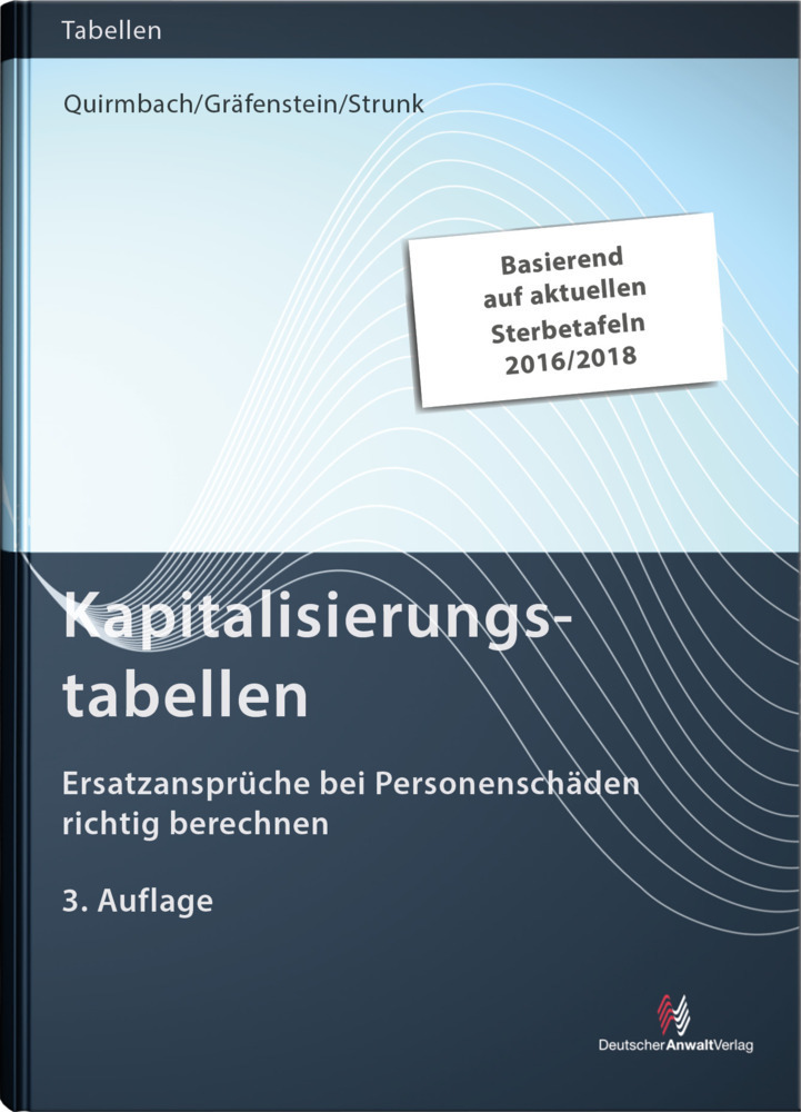 Cover: 9783824016228 | Kapitalisierungstabellen | Taschenbuch | 304 S. | Deutsch | 2020