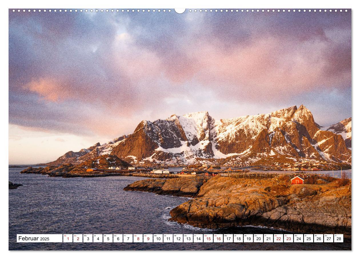 Bild: 9783383972249 | Licht des Nordens - LOFOTEN (hochwertiger Premium Wandkalender 2025...