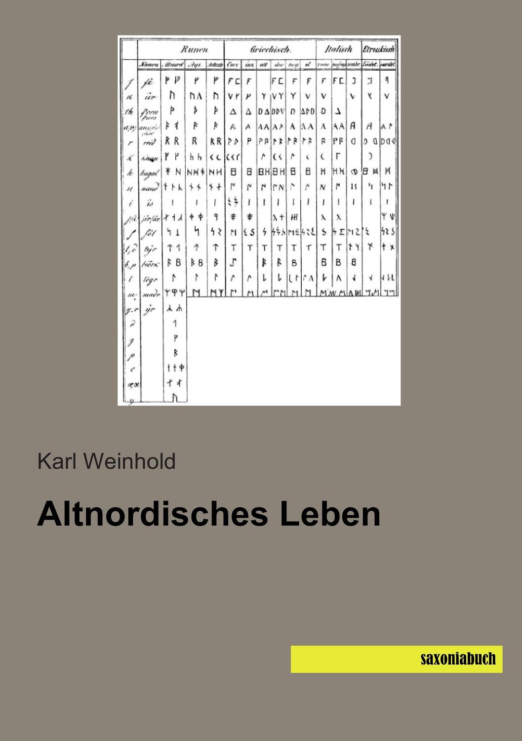 Cover: 9783957702869 | Altnordisches Leben | Karl Weinhold | Taschenbuch | Paperback | 524 S.