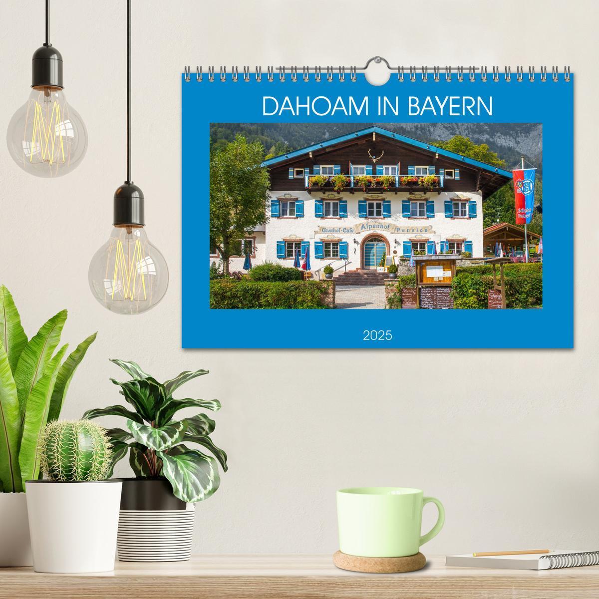 Bild: 9783435027514 | Dahoam in Bayern (Wandkalender 2025 DIN A4 quer), CALVENDO...