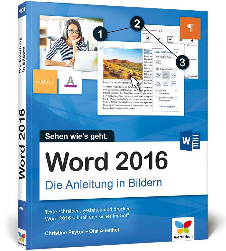 Cover: 9783842101883 | Word 2016 - Die Anleitung in Bildern | Christine Peyton | Taschenbuch