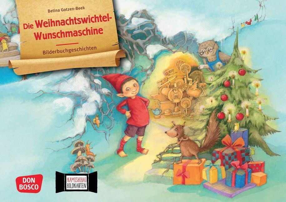 Cover: 4260694921937 | Die Weihnachtswichtel-Wunschmaschine. Kamishibai Bildkartenset | Box