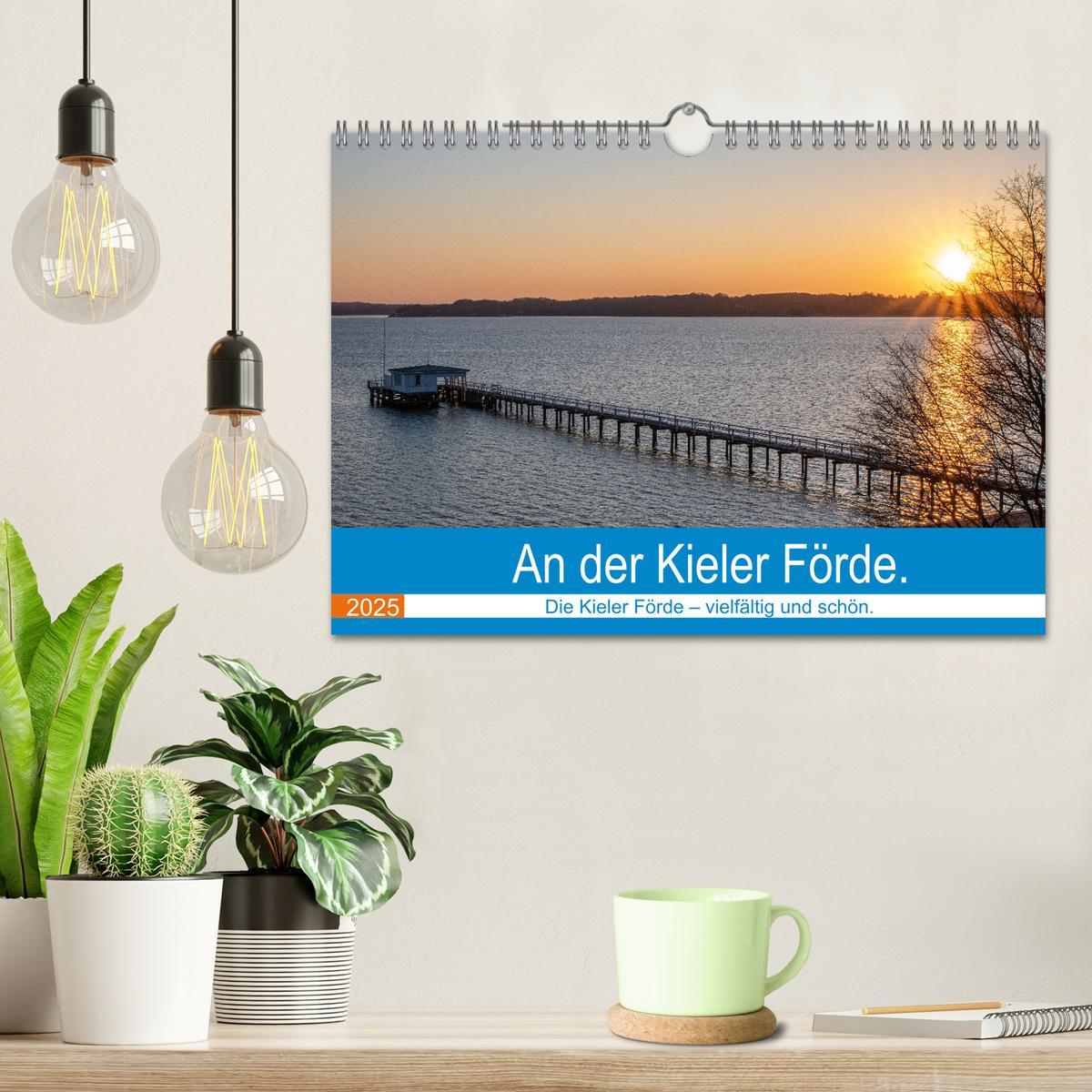 Bild: 9783435084838 | An der Kieler Förde (Wandkalender 2025 DIN A4 quer), CALVENDO...