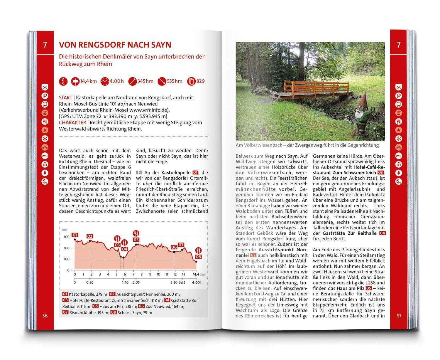 Bild: 9783991542438 | KOMPASS Wanderführer Rheinsteig RheinBurgenWeg, 34 Etappen mit...