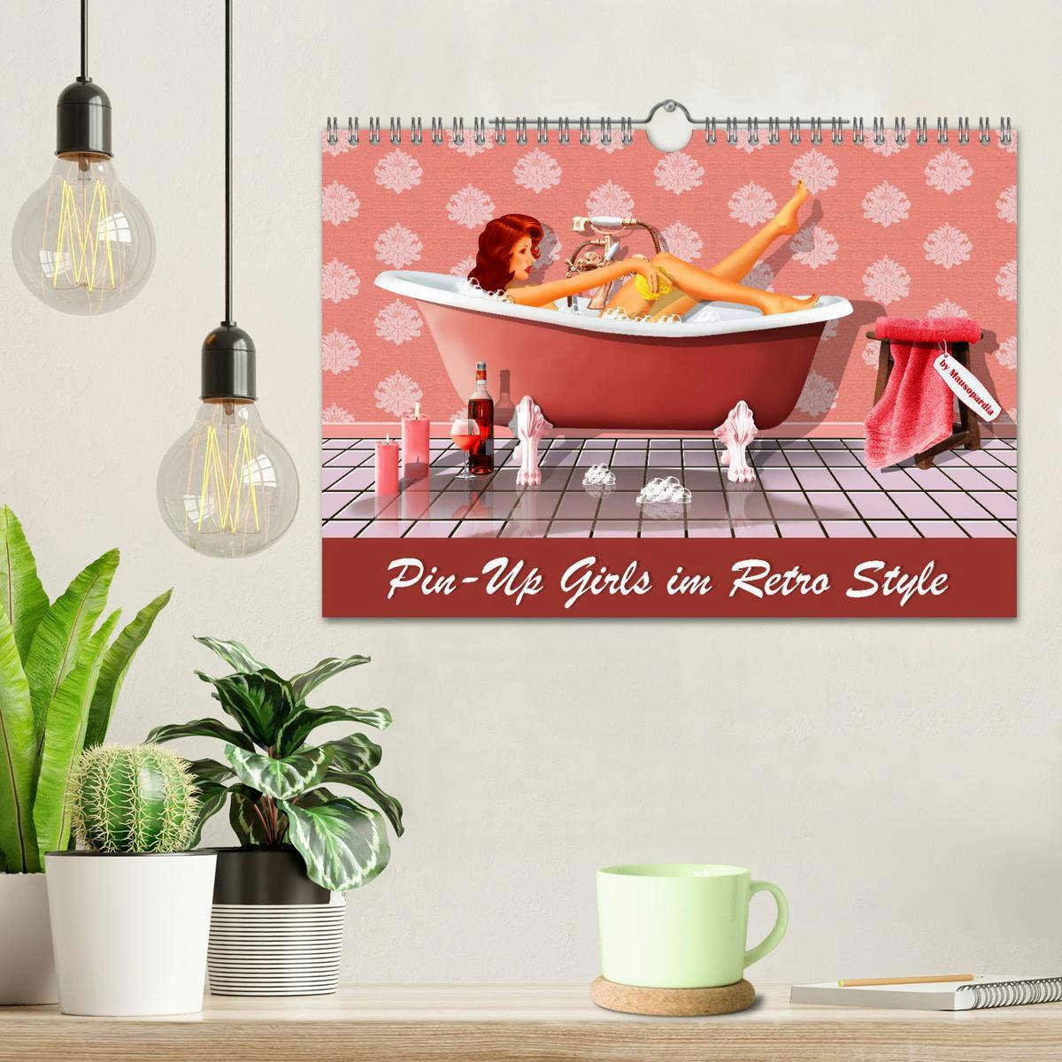 Bild: 9783435378845 | Pin-Up Girls im Retro Style by Mausopardia (Wandkalender 2025 DIN...