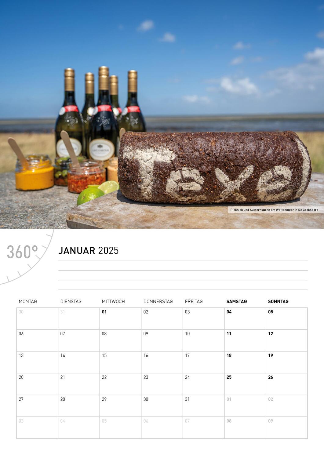 Bild: 9783968555775 | 360° Texel Broschürenkalender 2025 | Tanja Neumann | Kalender | 28 S.