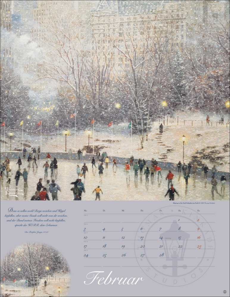 Bild: 9783756405350 | Thomas Kinkade: Land im Licht Kalender 2025 | Thomas Kinkade | 14 S.