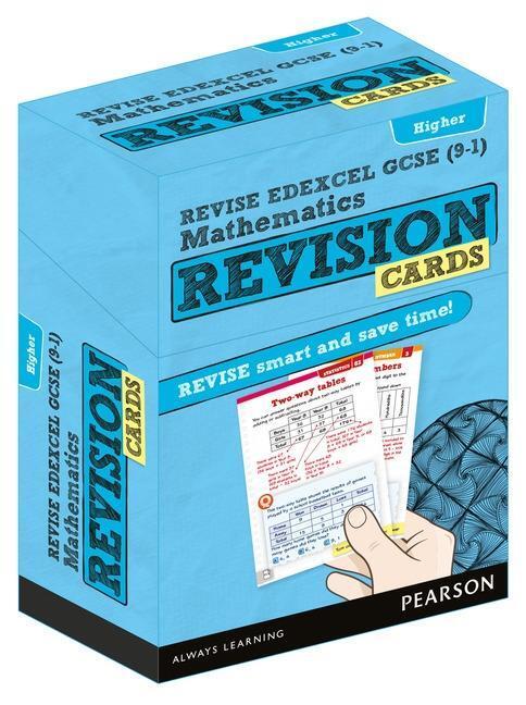 Cover: 9781292173221 | Pearson REVISE Edexcel GCSE Maths Higher Revision Cards (with free...