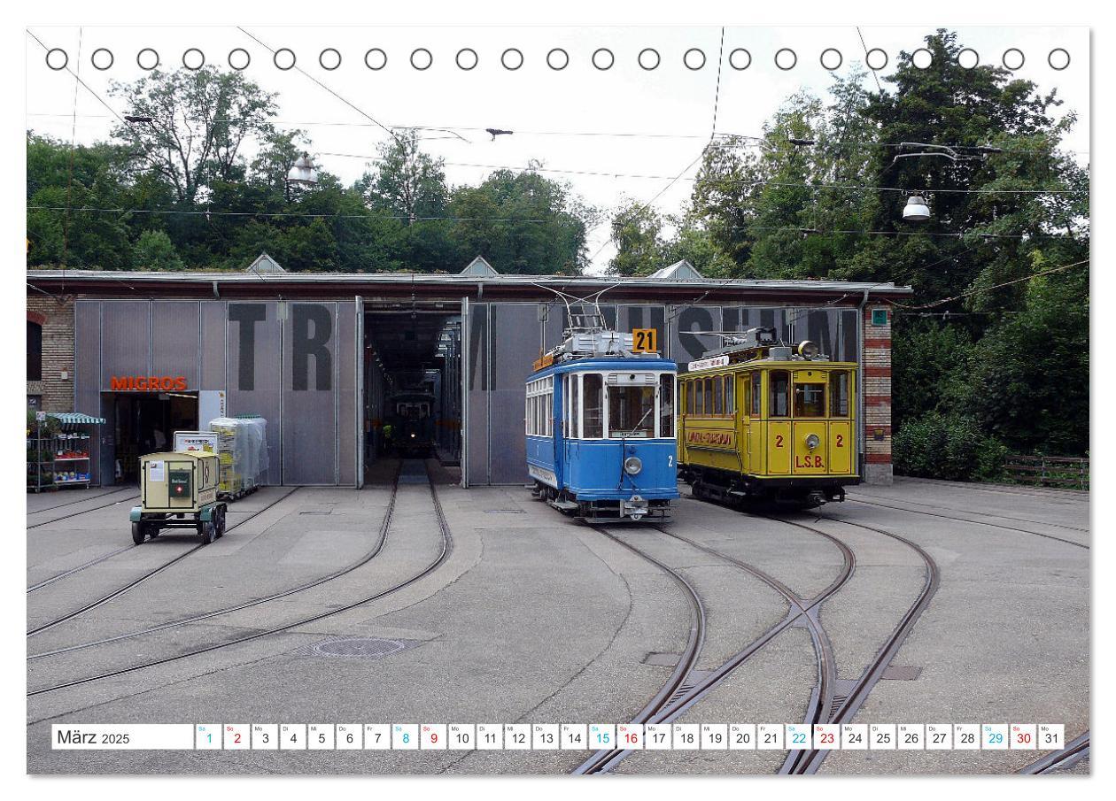 Bild: 9783457200469 | Die Zürcher Tram (Tischkalender 2025 DIN A5 quer), CALVENDO...