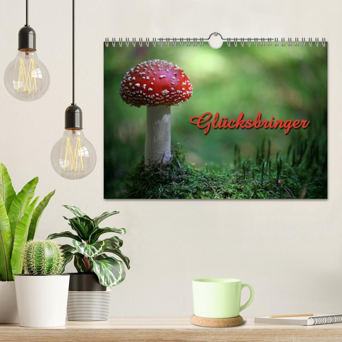 Bild: 9783435814725 | Glücksbringer (Wandkalender 2025 DIN A4 quer), CALVENDO Monatskalender