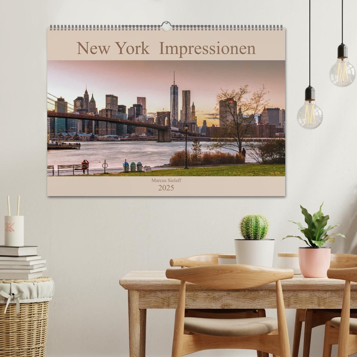 Bild: 9783435413294 | New York Impressionen 2025 (Wandkalender 2025 DIN A2 quer),...